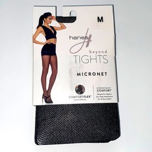 Hanes Beyond Tights Black Micronet